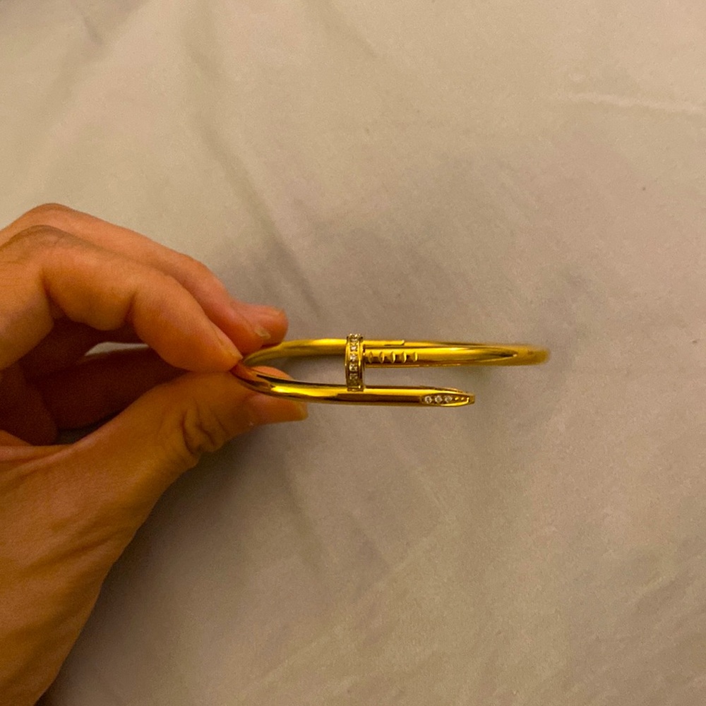 Nail bracelet (gold)